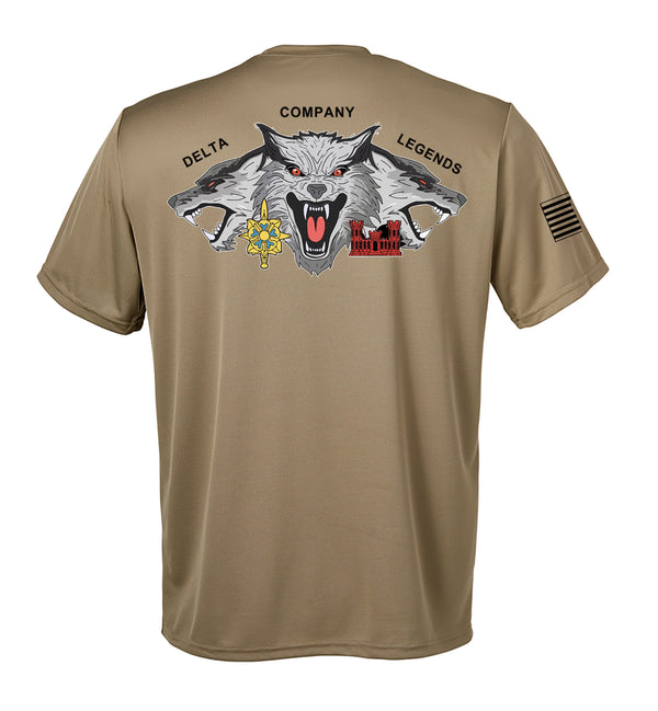 Performance Coyote Tan Closed Mesh Unisex Shirt. This shirt is NOT approved for PT.