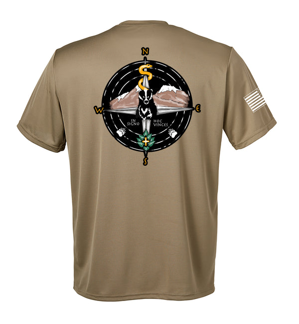 Performance Coyote Tan Unisex Shirt. This shirt is NOT approved for PT