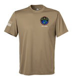 Performance Coyote Tan Closed Mesh Unisex Shirt. This shirt is NOT approved for PT