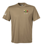 Performance Coyote Tan Closed Mesh Unisex Shirt. This shirt is NOT approved for PT.