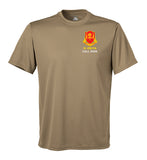 Performance Coyote Tan Closed Mesh Unisex Shirt. This shirt is NOT approved for PT