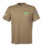 Aztec Co Performance Coyote Tan Unisex Shirt. This shirt is NOT approved for PT