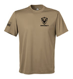 Non-PT Performance Coyote Tan Closed Mesh Unisex Shirt. This shirt is NOT approved for PT