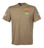 Aztec Co Performance Coyote Tan Unisex Shirt. This shirt is NOT approved for PT