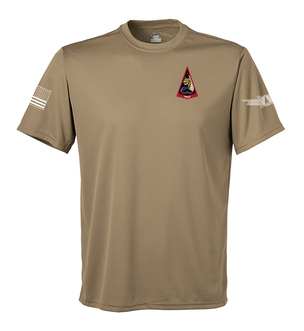 S4S Performance Coyote Tan Closed Mesh Unisex Shirt. This shirt is NOT approved for PT.