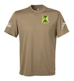 Performance Coyote Tan Closed Mesh Unisex Shirt. This shirt is NOT approved for PT.