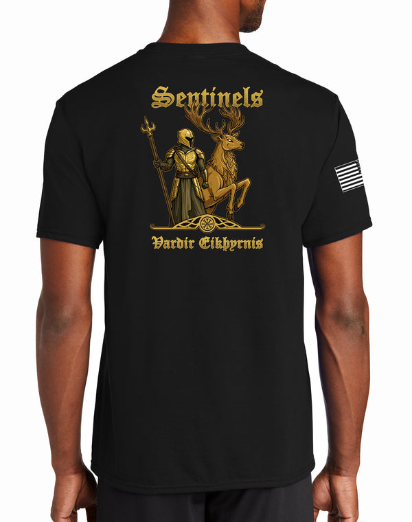 Sentinels Unisex Performance Short Sleeve PT Shirt (Feels like Cotton). This shirt IS approved for PT.