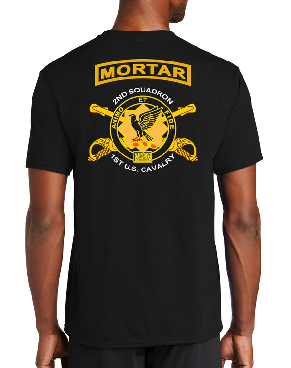 Mortar Polyester Performance Short Sleeve PT Shirt (Feels like Cotton). This shirt IS approved for PT.