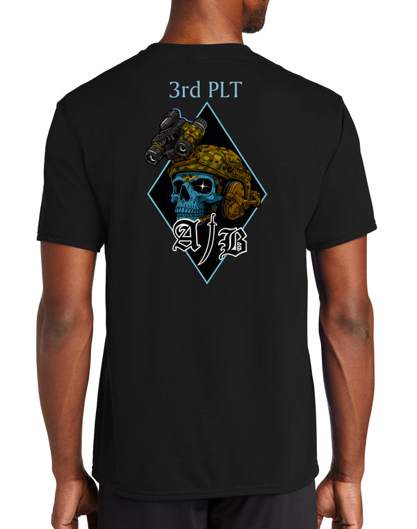 3rd PLT Performance Short Sleeve PT Shirt (Feels like Cotton). Color Design. This shirt IS approved for PT.