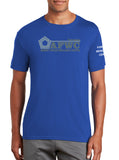 Color Polyester Performance T-Shirt (Feels like Cotton). Plain Back