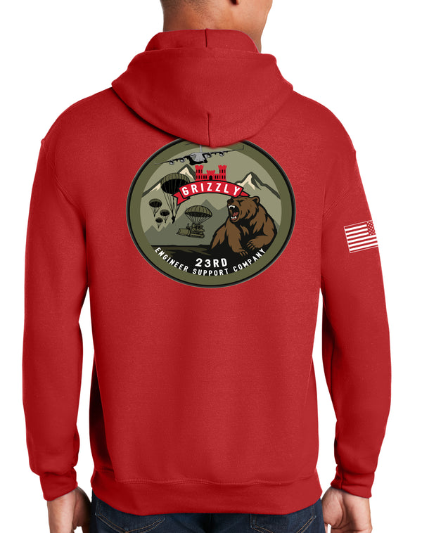 Red Hoodie Sweatshirt. This sweatshirt is NOT approved for PT.