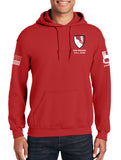 Red Hoodie Sweatshirt. This sweatshirt is NOT approved for PT.