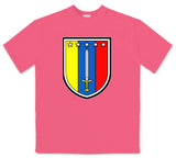 Toddler T-Shirt. Shirts come in different colors.