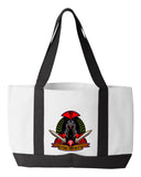 Medics Shopping Bag, 18.5"W x 12"H with 3.5" depth. White Polyester with Black Straps and Bottom. (Copy) (Copy)