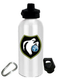 20 oz Stainless Steel Water Bottle with Stem/Straw Top and Spare Lid with Carabiner.