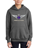 Youth Unisex Hoodie Sweatshirt. Multiple Colors