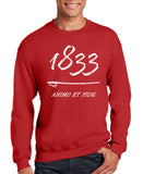 Limited Edition 1833 Unisex Sweatshirt. This sweatshirt is NOT approved for PT.