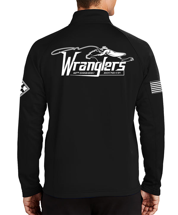 Wranglers 1/2 Pullover Sweatshirt, White Design. This sweatshirt is NOT Approved for PT