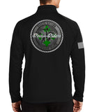 Rough Riders 1/2 Pullover Sweatshirt, White Design. This sweatshirt is NOT Approved for PT