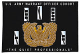 Warrant Officer Crest Flag. One Sided with Grommets. Comes in multiple sizes.