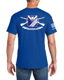 ACFT (Must score 570 or Higher) 50-50 Blend Unisex PT Short Sleeve Shirt. Approved for PT