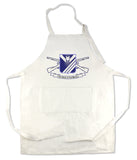 Apron 33" x 25" with large front pocket.