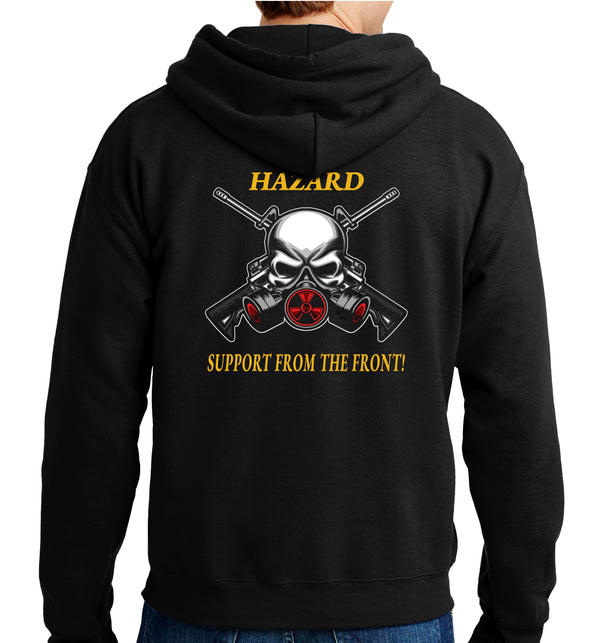 Hazard Lethal Gear Unisex Unit Hoodie Sweatshirt. This sweatshirt is NOT approved for PT