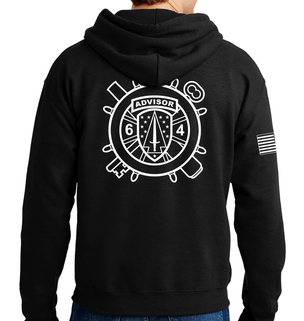 6 4th Unisex Hoodie Sweatshirt. This sweatshirt is NOT approved for PT.