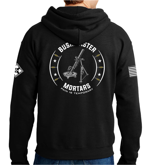 Bushmaster Mortars Hoodie Sweatshirt. This sweatshirt is NOT approved for PT.