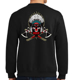 Apache Lethal Gear Black Unisex PT Sweatshirt. This sweatshirt IS Approved for PT