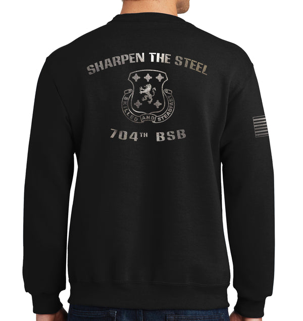 Black on Black Crewneck Unisex Sweatshirt. This shirt IS approved for PT.