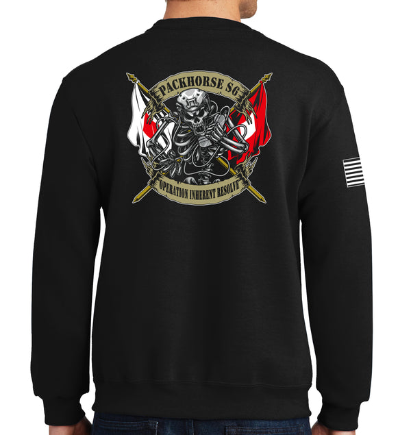 Deployed Crewneck Unisex Sweatshirt. This shirt IS approved for PT.