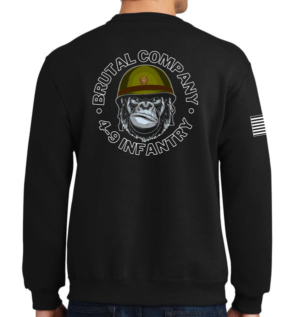 Brutal Company Crewneck Unisex Sweatshirt. This shirt IS approved for PT.