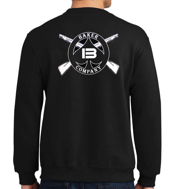 Baker Lethal Gear Black Unisex PT Sweatshirt. This sweatshirt IS Approved for PT