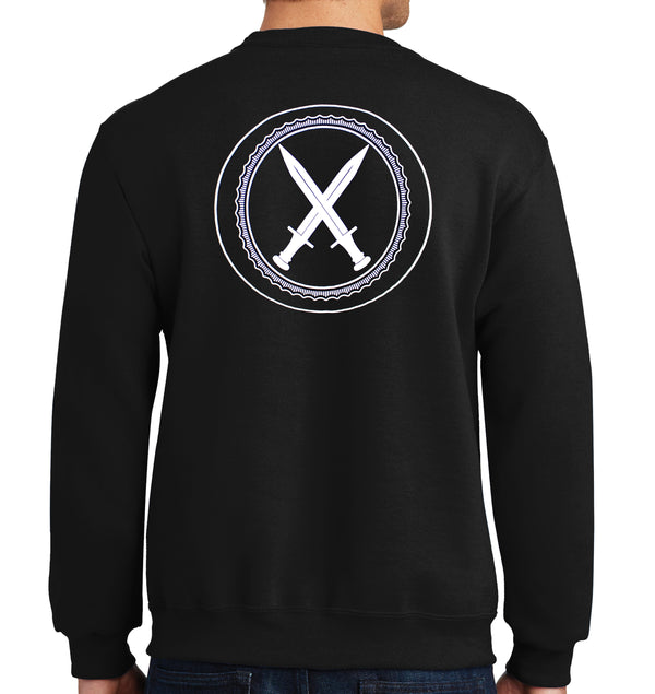 Daggers Lethal Gear Black Unisex PT Sweatshirt. This sweatshirt IS Approved for PT