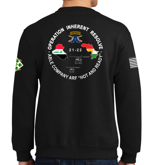 A Company Crewneck Unisex Sweatshirt. This shirt IS approved for PT.