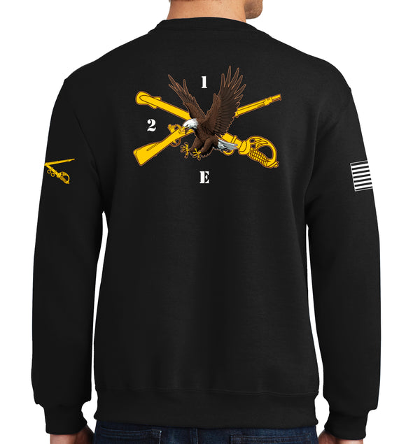 E Troop Crewneck Unisex Sweatshirt. This shirt IS approved for PT.