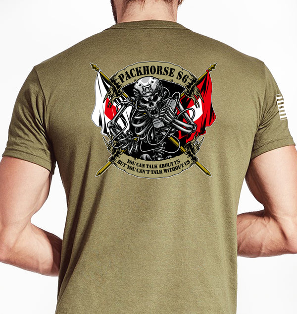 Coyote Tan Unisex Shirt. This shirt is NOT approved for PT