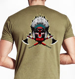 Apache Lethal Gear Coyote Tan Unisex Shirt. This shirt is NOT approved for PT