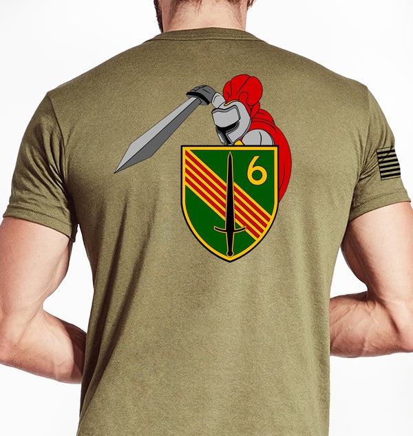 Guardians 6 4th Coyote Tan Unisex Shirt. This shirt is NOT approved for PT