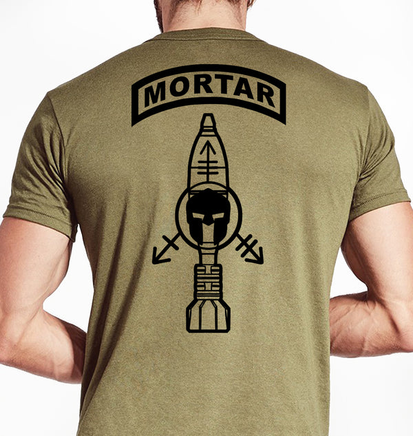 Mortar Lethal Gear Coyote Tan Unisex Shirt. This shirt is NOT approved for PT