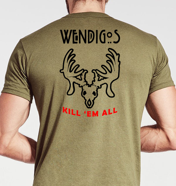 Wendigos Coyote Tan Unisex Shirt. This shirt is NOT approved for PT