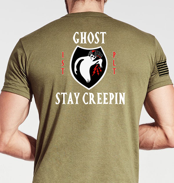 A Co Ghost Coyote Tan Unisex Shirt. This shirt is NOT approved for PT.