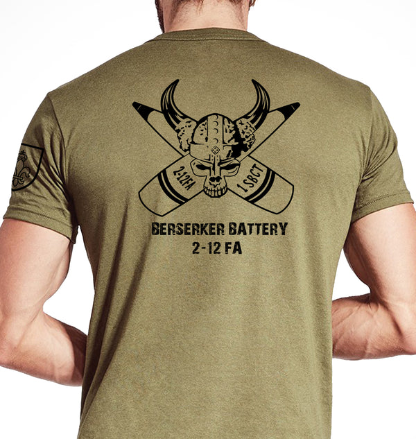 Berserker Coyote Tan Unisex Shirt (Black Design). This shirt is NOT approved for PT