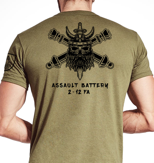 Assault Coyote Tan Unisex Shirt (Black Design). This shirt is NOT approved for PT