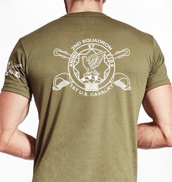 Coyote Tan Unisex Shirt (White Design). This shirt is NOT approved for PT