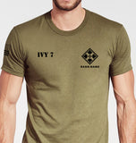 4 ID Coyote Tan 50-50 Blend T-Shirt. This shirt is NOT approved for PT