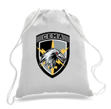 Cotton Canvas Draw String Bag- Comes in White and Black.