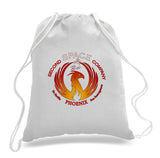 Cotton Canvas Draw String Bag- Comes in White and Black.