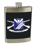 8 oz. Stainless Steel Flask with screw on lid.